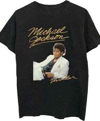 Официално лицензирана тениска Michael Jackson - Thriller White Suit, чудесен подарък за всеки фен