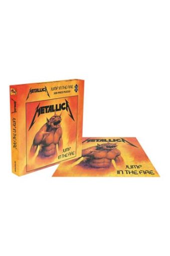 Официално лицензиран пъзел Metallica Jump in the Fire 500 части – перфектният подарък за всички фенове на Metallica
