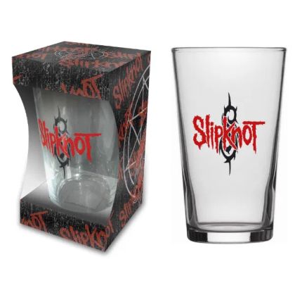 Официално лицензирана чаша за бира SLIPKNOT - LOGO - идеалният подарък за всеки фен на бандата