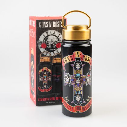 Официално лицензирана бутилка Guns N' Roses – перфектна за всеки фен на легендарната банда