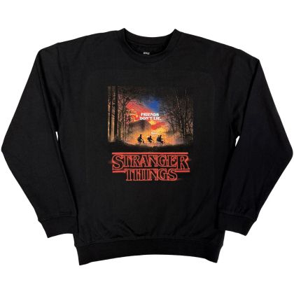 Официално лицензирана БЛУЗА С ДЪЛЪГ РЪКАВ STRANGER THINGS - FRIENDS DON'T LIE - най-добрият начин да покажеш своите филмови предпочитания