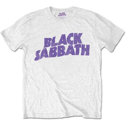 ДЕТСКА ТЕНИСКА BLACK SABBATH  - WAVY LOGO (БЯЛА)