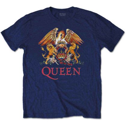 Официално лицензирана ДЕТСКА ТЕНИСКА QUEEN - CLASSIC CREST - перфектният начин да покажете любовта си към легендарната група 