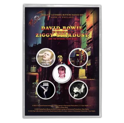 David Bowie Button Badge Pack - Early Albums