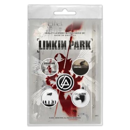 Значки 5 бр. Linkin Park - Hybrid Theory