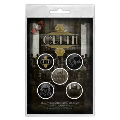Значки 5 бр. Opeth - The Last Will And Testament