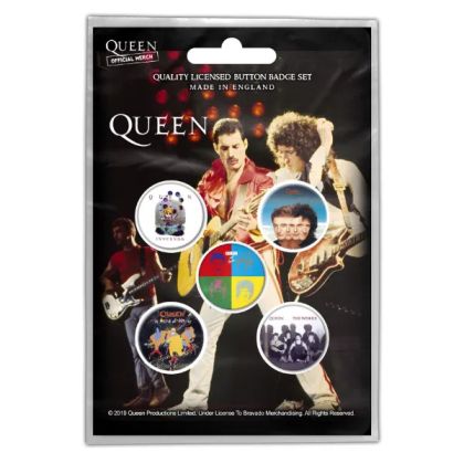 Queen Button Badge Pack - Later Albums