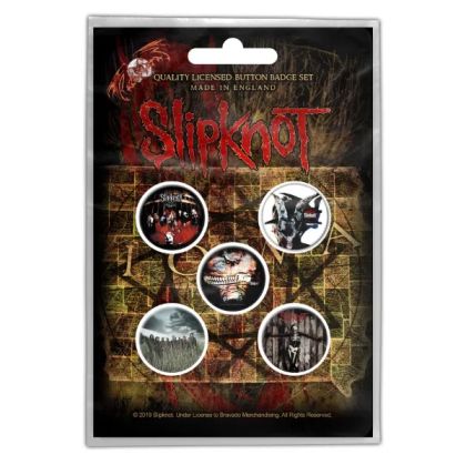Значки 5 бр. Slipknot - Albums