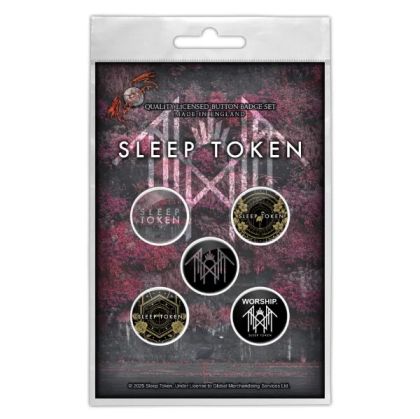 Значки 5 бр. Sleep Token - Even In Arcadia