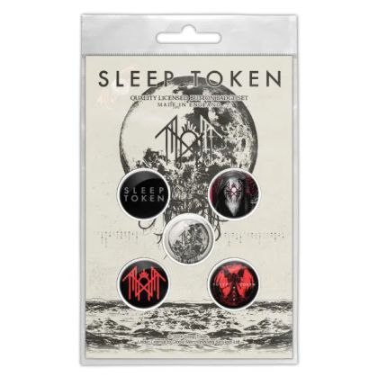 Значки 5 бр. Sleep Token - Take Me Back To Eden