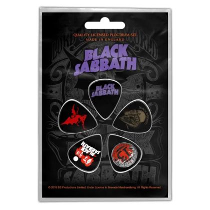 Black Sabbath Plectrum Pack - Purple Logo