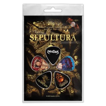 Перца за китара 5 бр. Sepultura - Discography