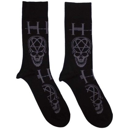 Socks HIM - Heartagram Skull