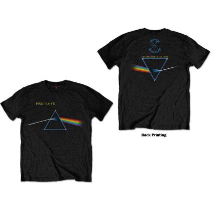 PINK FLOYD T-SHIRT - DARK SIDE OF THE MOON FLIPPED (BACK PRINT)