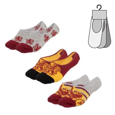 Harry Potter Gryffindor Crest No Show Socks 3-Pair Pack