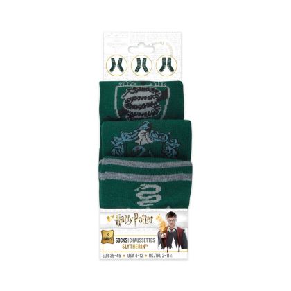 Чорапи Harry Potter Slytherin - комлект от 3 чифта