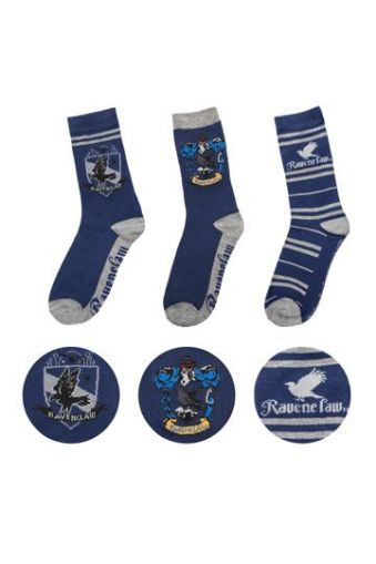 Чорапи Harry Potter Ravenclaw - комплект от 3 чифта
