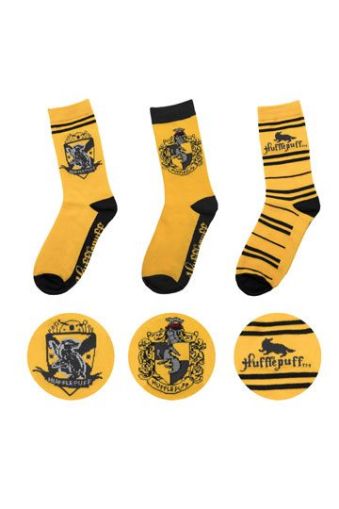 Harry Potter Socks Hufflepuff - комплект от 3 чифта