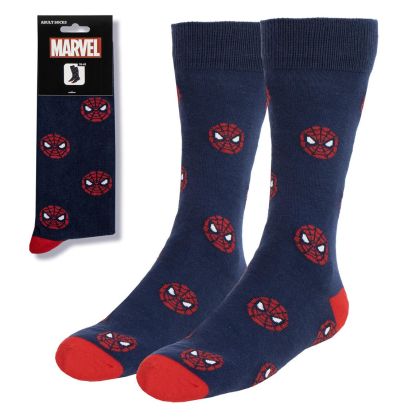 Marvel Spider-Man Navy Crew Socks - Everyday Hero Style!