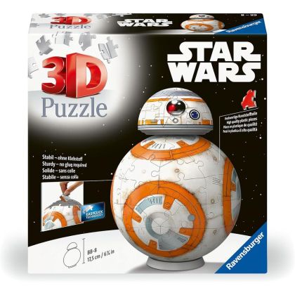 Star Wars BB-8 3D Puzzle by Ravensburger, 72 Pieces, for Ages 6+