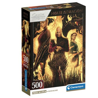 House of the Dragon 500-Piece Puzzle | Game of Thrones Gift