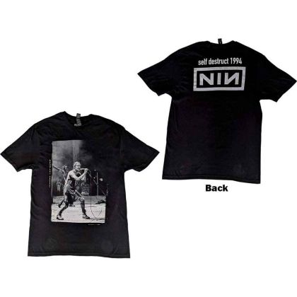 ТЕНИСКА NINE INCH NAILS - SELF DESTRUCT '94 (ПЕЧАТ НА ГЪРБА)