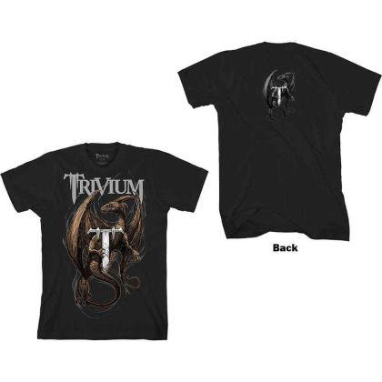 ТЕНИСКА TRIVIUM - PERCHED DRAGON (ПЕЧАТ НА ГЪРБА)