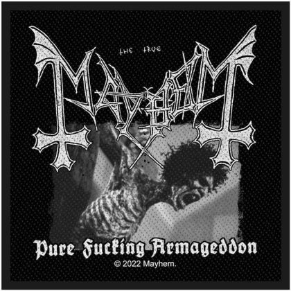 Нашивка Mayhem - Pure Fucking Armageddon