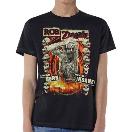 ТЕНИСКА ROB ZOMBIE - BORN TO GO INSANE