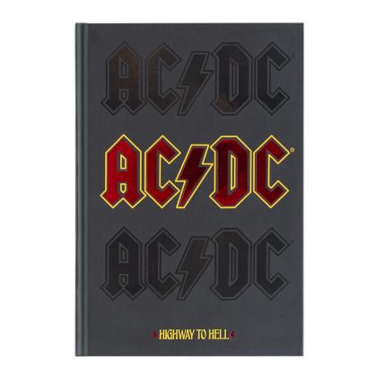 Тетрадка А5 с твърди корици AC/DC