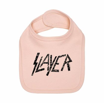 Бебешки лигавник Slayer (Logo) - розов