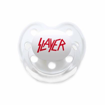 Slayer (Logo) - Soother (white)