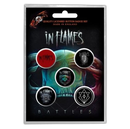 Значки 5 бр. In Flames Battles