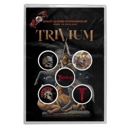 Значки 5 бр. Trivium - In The Court Of The Dragon