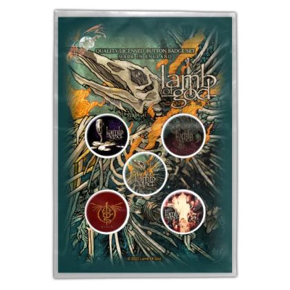 Значки 5 бр. Lamb Of God - Omens