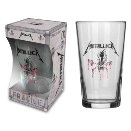 Metallica Beer Glass - Scary Guy