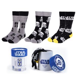 Чорапи Star Wars - комплект от 3 чифта