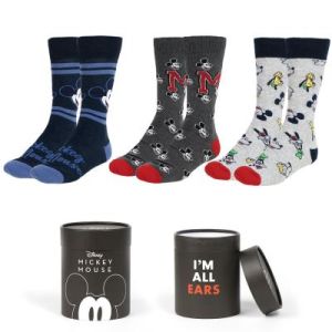 Disney Mickey Mouse Socks Pack 3 pieces: Fun Character Prints!