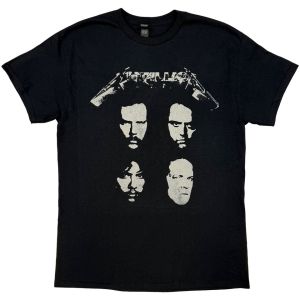 METALLICA T-SHIRT - 4 FACES (BACK PRINT)