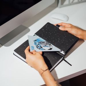 Тетрадка A5 + химикал Star Wars Premium Darth Vader
