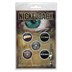 Значки 5 бр. Nickelback - Silver Side Up